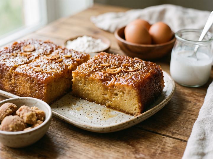 Thai Sweet Syrup Cake