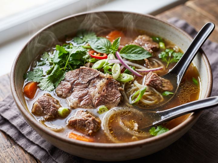 Vietnamese Beef Broth Soup