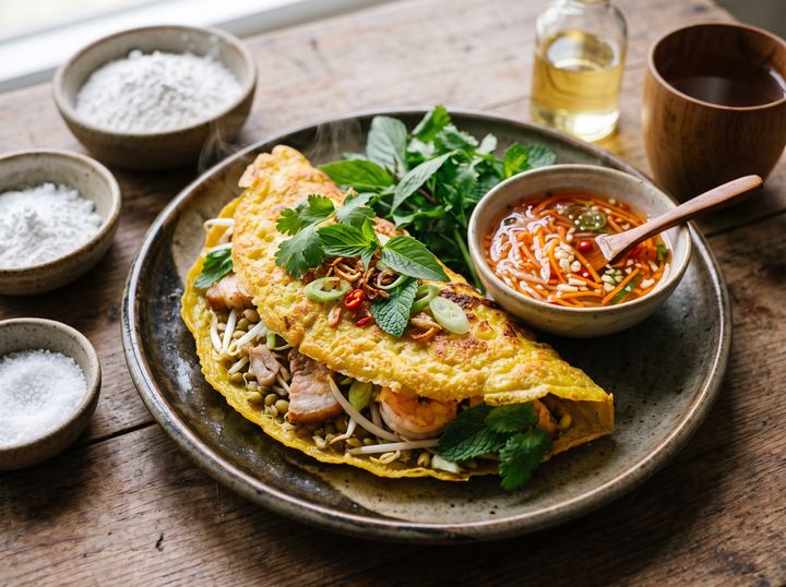 Vietnamese Griddle Bread 2