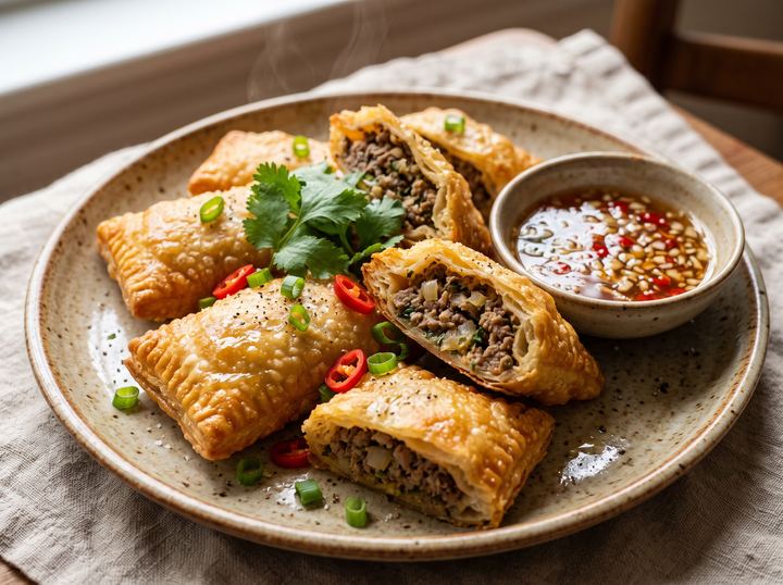 Vietnamese Meat Pastry Bites