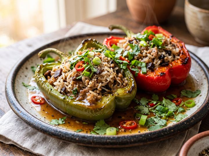 Vietnamese Stuffed Peppers 2