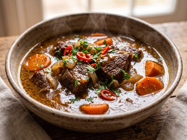 West African Beef Broth Soup 3