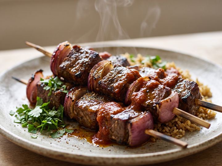 West African Beef Skewers 2