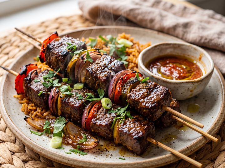 West African Beef Skewers