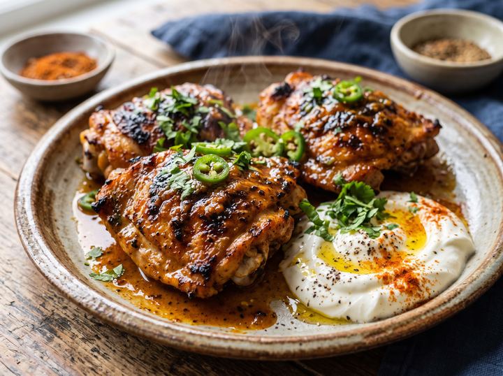 West African Grilled Chicken Thighs 2