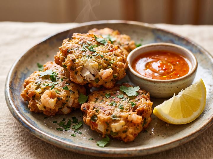 West African Seafood Fritters