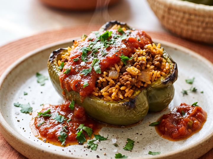 West African Stuffed Peppers