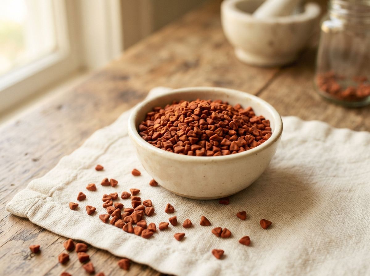 Annatto as it appears in a working ComidaTime pantry.