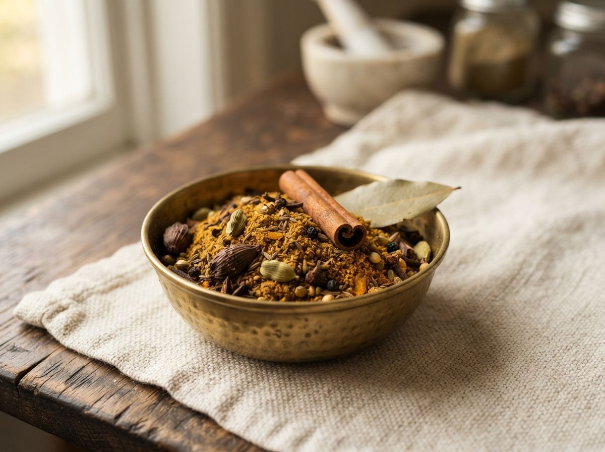 Biryani masala as it appears in a working ComidaTime pantry.