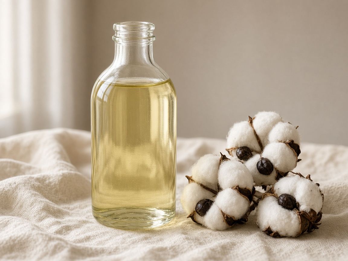 Cottonseed oil as it appears in a working ComidaTime pantry.