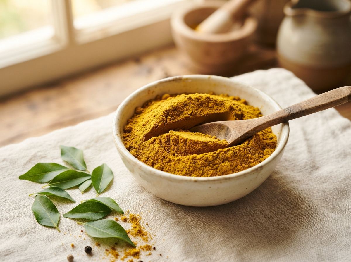 Curry powder as it appears in a working ComidaTime pantry.