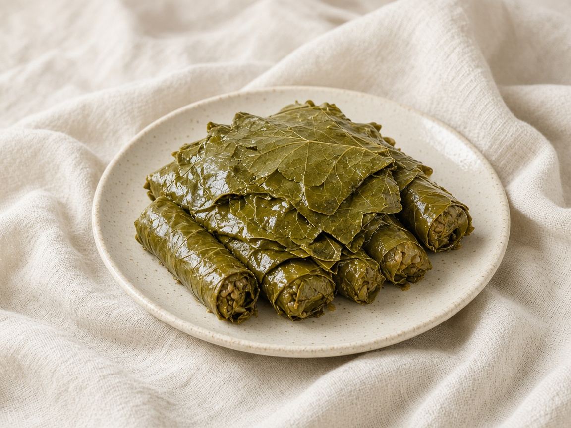 Grape leaf as it appears in a working ComidaTime pantry.