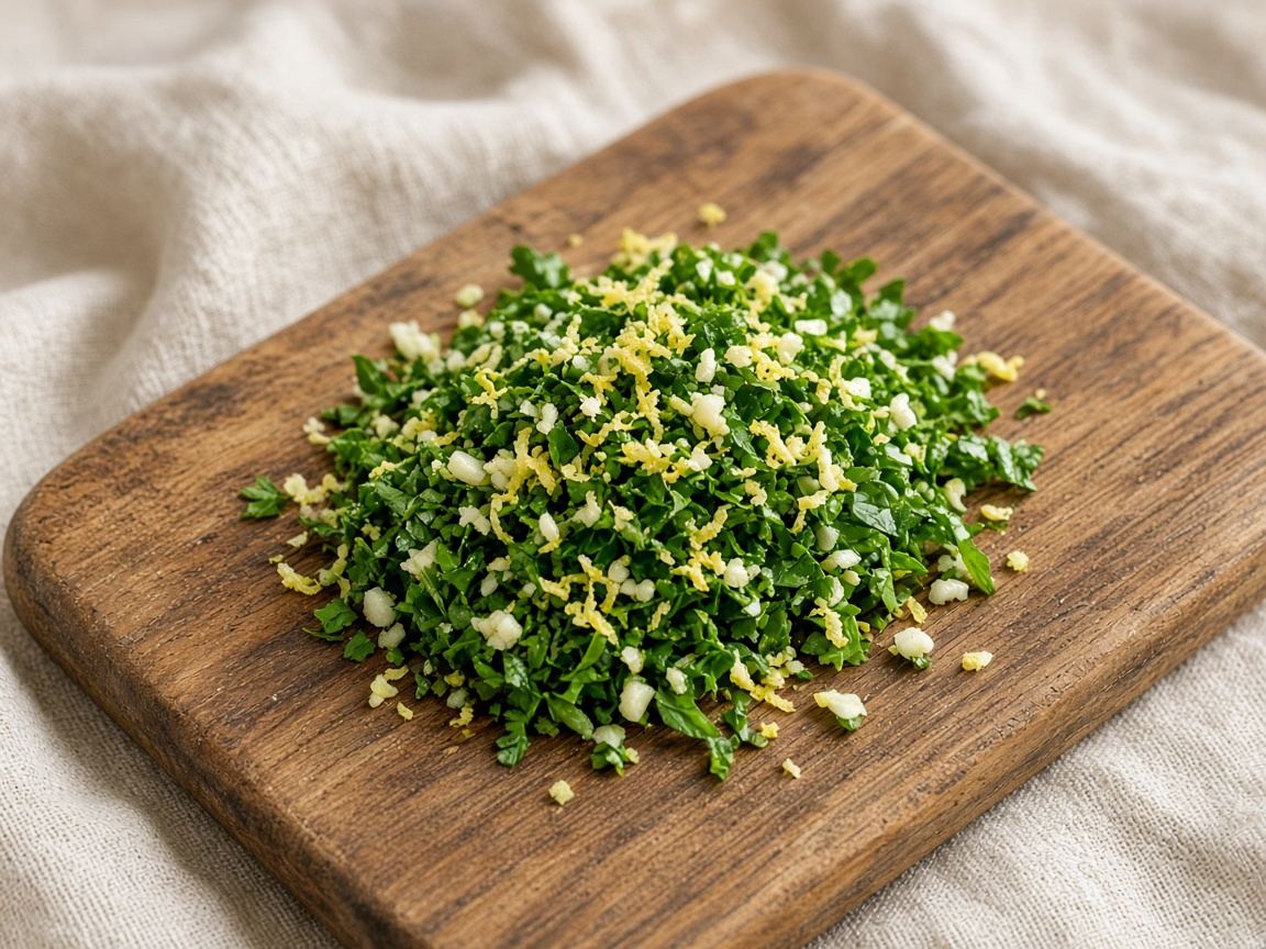 Gremolata as it appears in a working ComidaTime pantry.