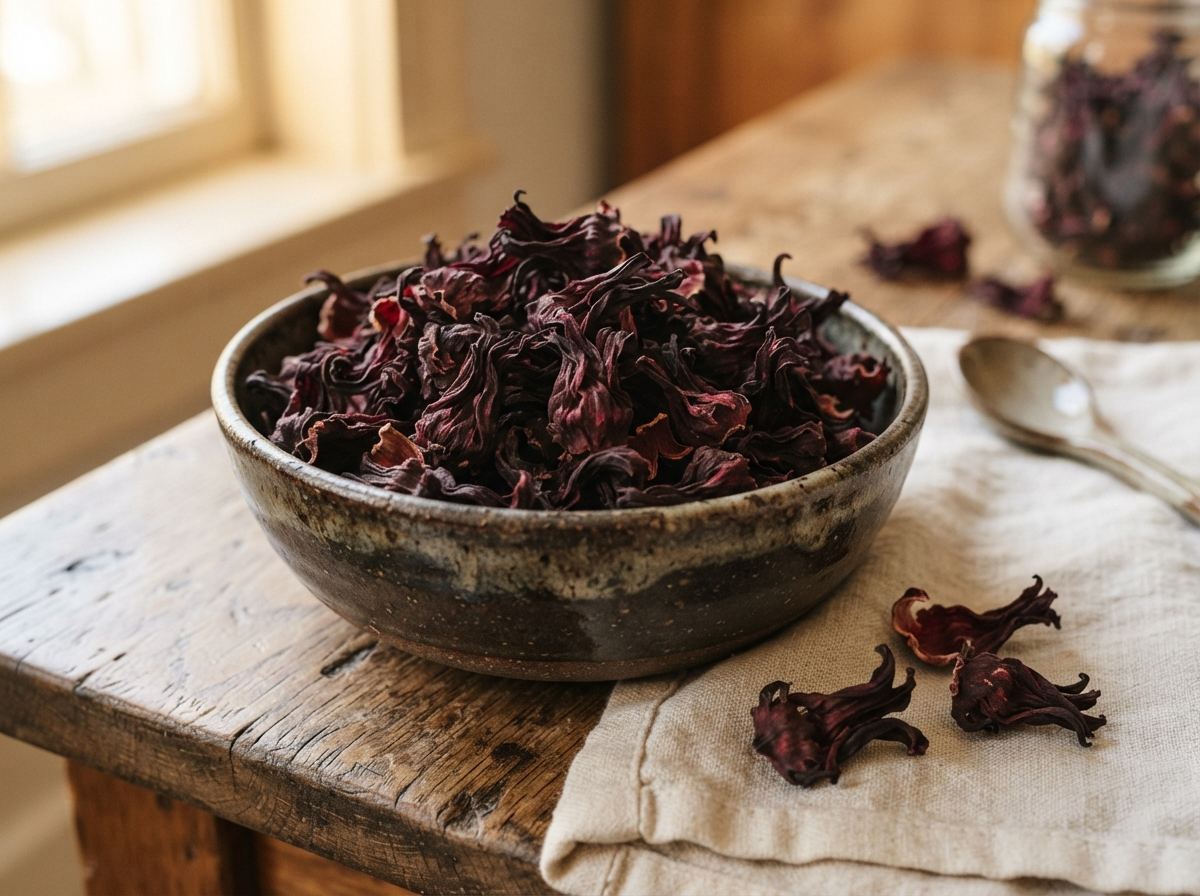 Hibiscus as it appears in a working ComidaTime pantry.