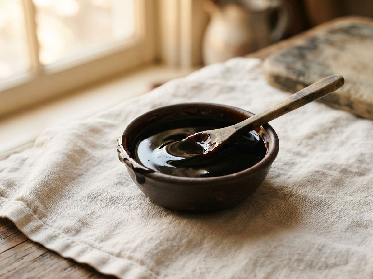 Molasses as it appears in a working ComidaTime pantry.