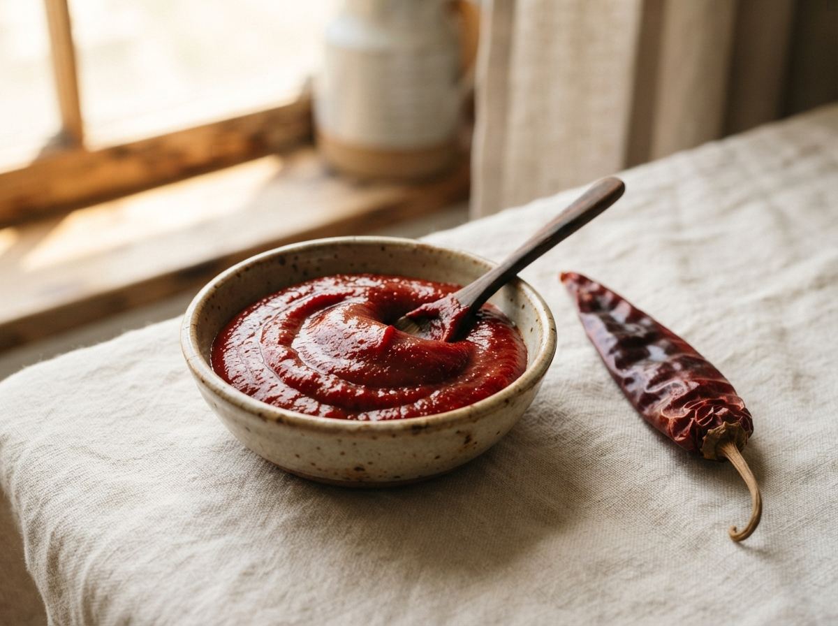 Pepper paste as it appears in a working ComidaTime pantry.