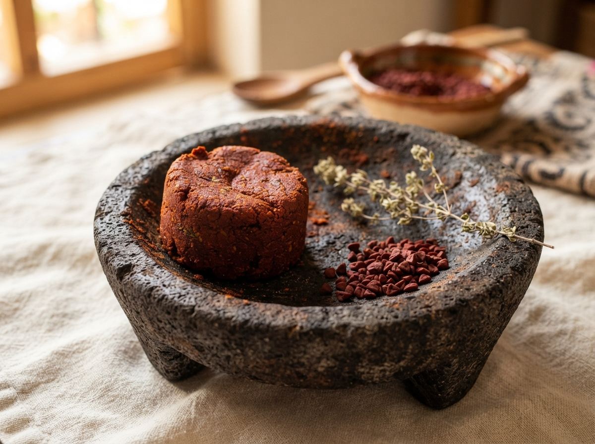 Recado rojo as it appears in a working ComidaTime pantry.