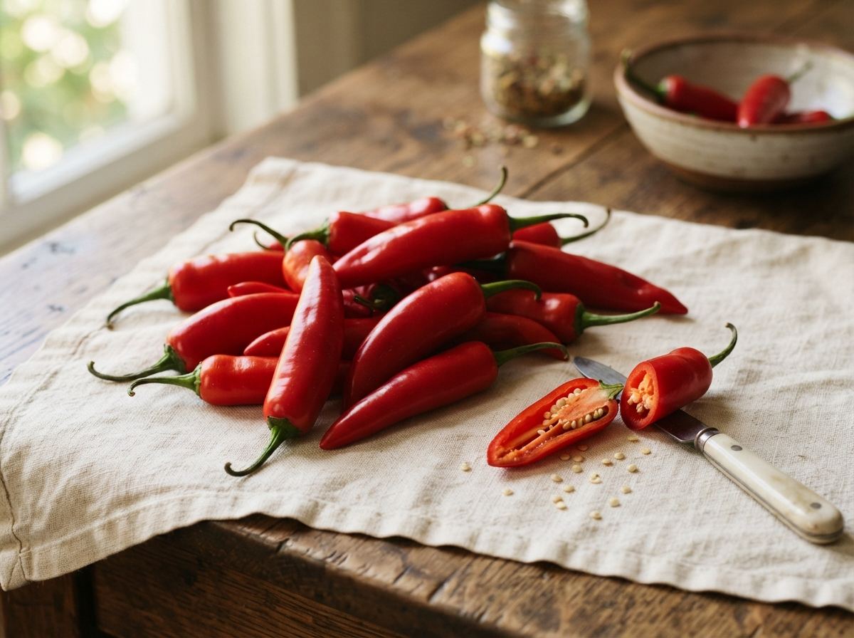 Red chile as it appears in a working ComidaTime pantry.