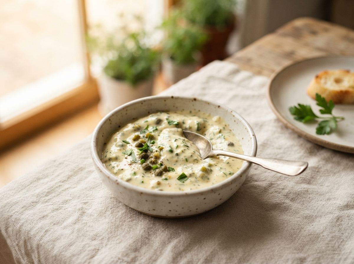 Rémoulade as it appears in a working ComidaTime pantry.