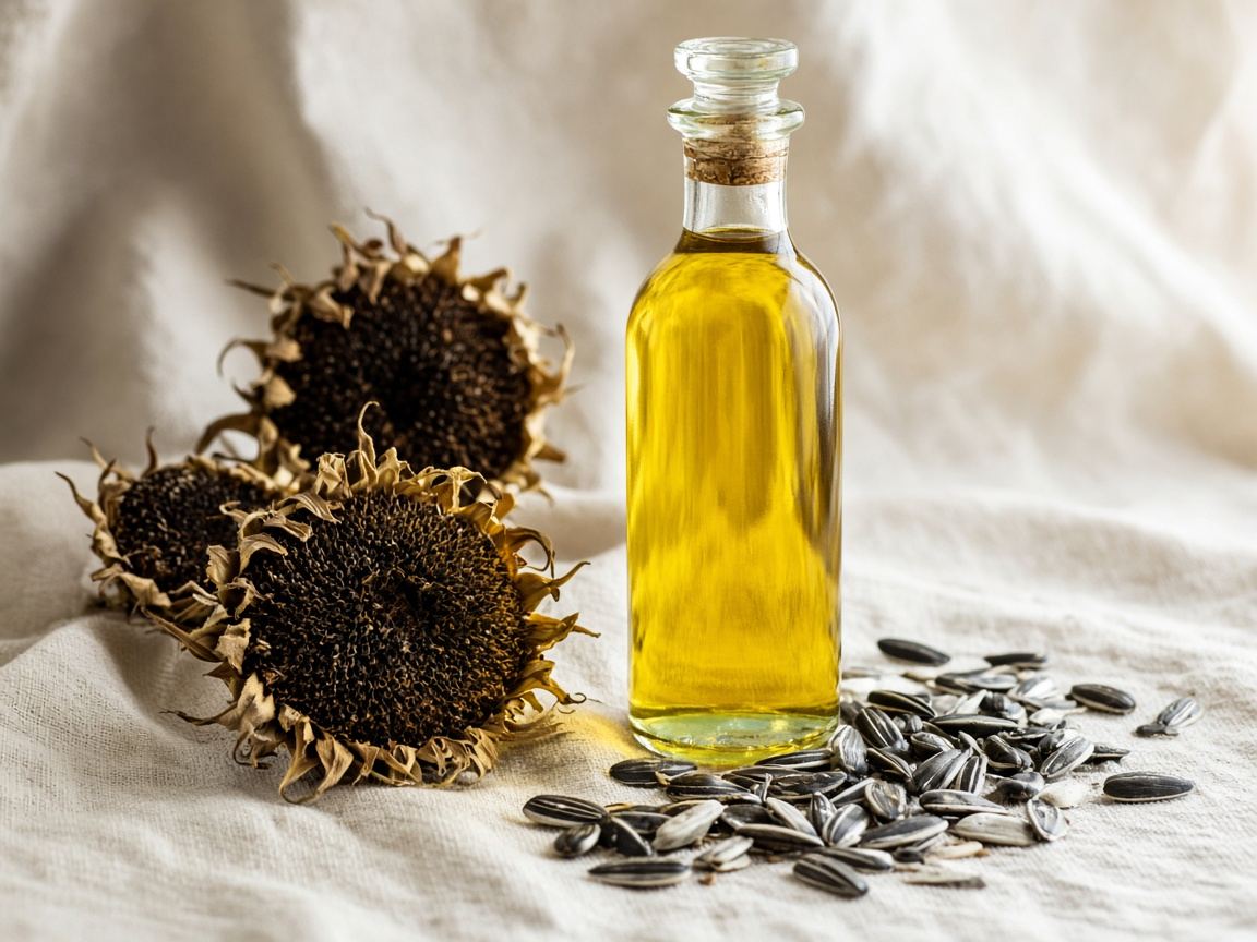 Sunflower oil as it appears in a working ComidaTime pantry.