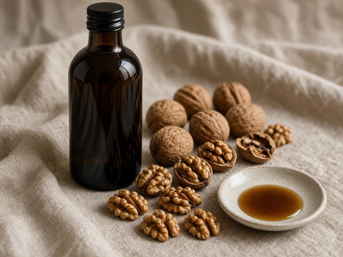 Walnut oil as it appears in a working ComidaTime pantry.