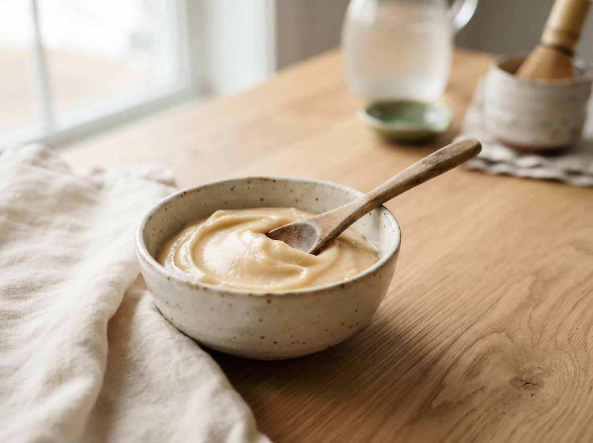 White miso as it appears in a working ComidaTime pantry.