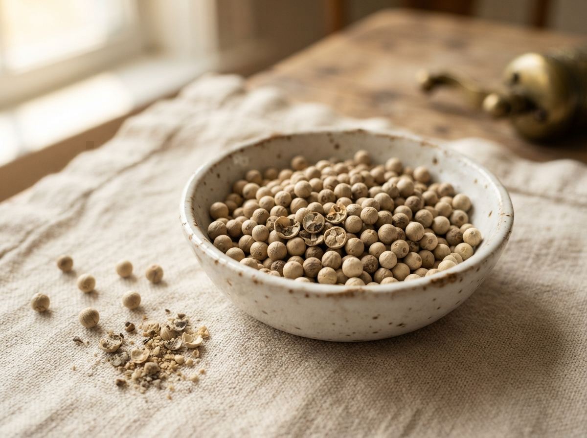 White pepper as it appears in a working ComidaTime pantry.