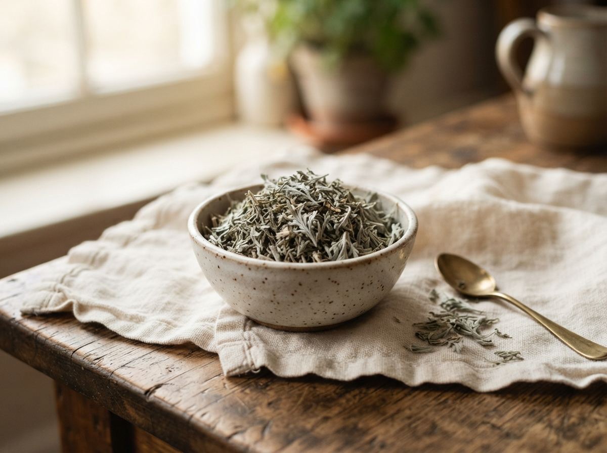 Wormwood as it appears in a working ComidaTime pantry.