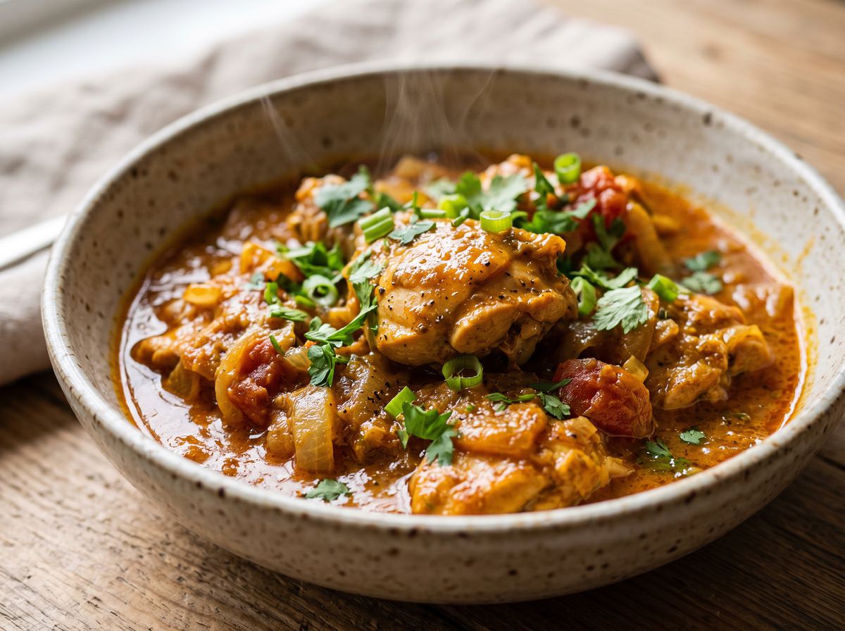 Curry de Frango Brasileiro