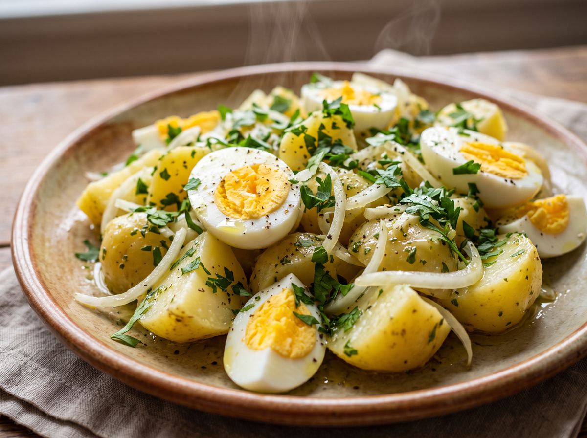Salada de Batata e Ovo à Portuguesa